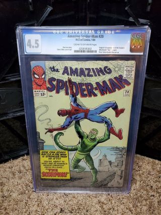 The Spider - Man 20 (1st Series) Cgc 4.  5 1st Appearance Scorpion