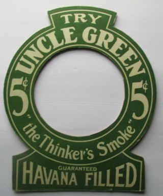 Try Uncle Green 5¢ " The Thinker 