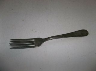 Vtg Us Military Field Mess Kit Fork Made By Reed & Barton