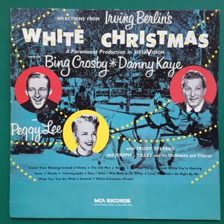 White Christmas Film Soundtrack Lp Irving Berlin Danny Kaye Peggy Lee Paramount