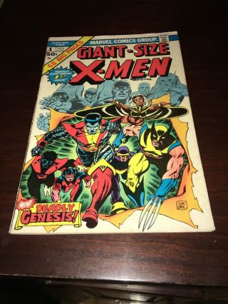 Giant - Sized X - Men 1 - 1st Appearance Storm Collosus Night Crawler - 1 1975 July