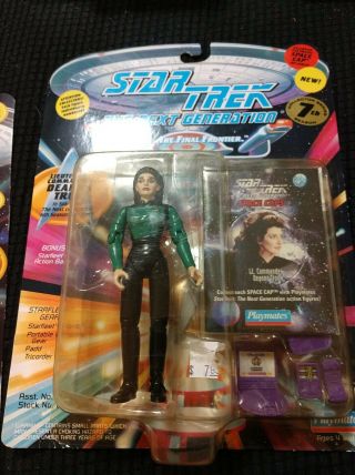 Star Trek Tng Playmates 5 " Lt Commander Deanna Troi Figure