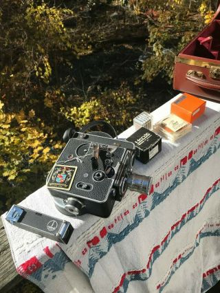 Vintage Paillard Bolex H16 Reflex 16MM Film Movie Camera Kit one owner 2