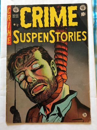Ec Comics Crime Suspenstories 20 Johnny Craig Key Broken Neck Soti