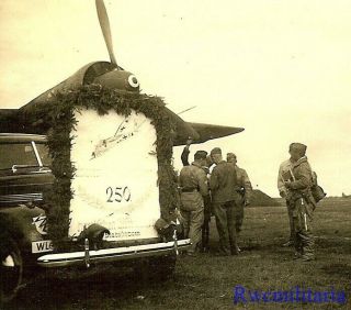 Best Luftwaffe Aircrews Celebrate 250th Mission On Airfield By Ju - 88 Bomber