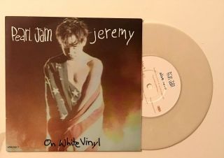 Pearl Jam Jeremy Uk 1992 Epic White Marbled Vinyl 7 "
