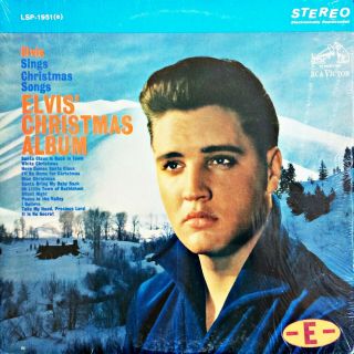 Elvis Presley - Elvis Christmas Album 1964 Vinyl Lp Rca Victor Usa Shrink