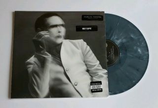 Marilyn Manson The Pale Emperor 2xlp Gray Marble Vinyl Loma Vista Hot Topic