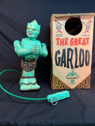 Vintage Marx The Great Garloo Remote Control Battery Op Robot 1960s W/box