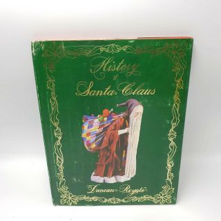 History Santa Claus Duncan Royale Book Guide 1983 Christmas Holiday Figures