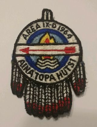1964 Area Ix - D Oa Aina Topa Hutsi Lodge 60 Patch