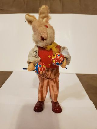Vintage Wind Up Toy Rabbit Head