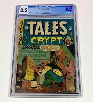 Tales from the Crypt 20 (1) CGC 3.  5 KEY (1st Issue BIG HORROR KEY) 1950 EC 3