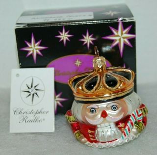 Radko NUTCRACKER CRUNCH JR Christmas Ornament 99 - 984 - 0 CUTE 2