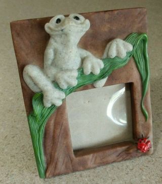 2002 Quarry Critters Frog Picture Frame
