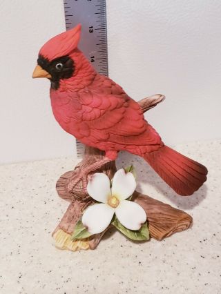 Andrea By Sadek Red Porcelain Cardinal Figurine - 9973