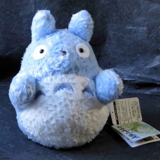 Totoro Blue Fluffy Glove Puppet Plush Japan Studio Ghibli Soft Toy