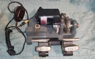 Vintage ILCO 190KM Mini Key Cutter Machine Duplicator Locksmith indep lock co 3