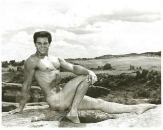 1950s Vintage 8x10 Wpg Male Nude Jim Dardanis Handsome Muscle Fine Art Beefcake