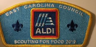 Csp From East Carolina Council.  2019 Sff Patch Featuring Aldi Stores