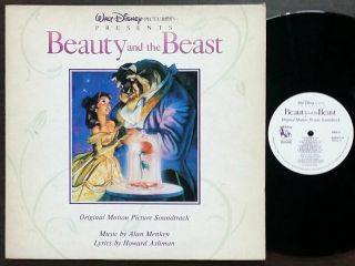 Beauty And The Beast - Walt Disney 1992 Korea 1st Vinyl.  Nm W/insert Celine Dion