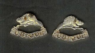 Pair Modern Canadian Forces Military Engineer Branch Collar Badges