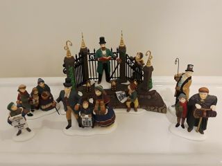 Dept 56 A Christmas Carol Reading By Charles Dickens 7 Pc Limited Edition 58404