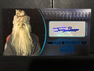Star Wars 3d Widevision Attack Of The Clones Jerome Blake As Oppo Rancisis Card