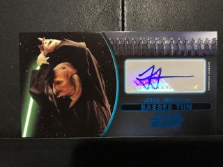Star Wars 3d Widevision Attack Of The Clones Jesse Jensen As Saesee Tiin Auto