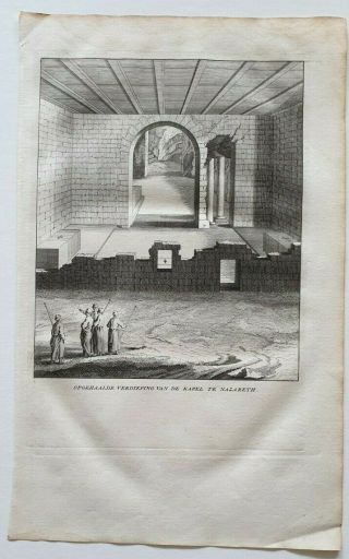 1725 - Calmet - Antique Print - Nazareth Holy Virgin 