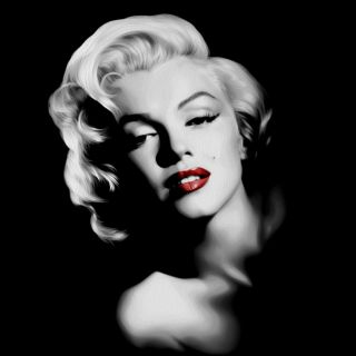 Marilyn Monroe Vintage Print Poster Large 24 " X 24 " Photo
