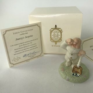 Lenox Disney Sneezys Surprise Miniature Figurine Snow White And The Seven Dwarfs