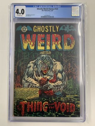 Ghostly Weird Stories 123 Star Pub 6/54 Cgc 4.  0 Pre - Code Horror L.  B.  Cole Cover