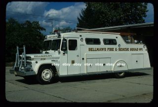 Bellmawr Nj 1960 Gmc Rescue Truck Fire Apparatus Slide