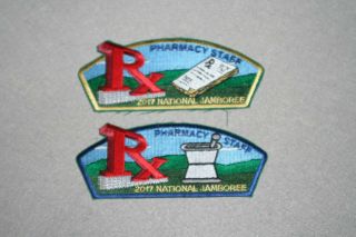 Bsa National Scout Jamboree 2017 Pharmacy Csp Set Yellow And Blue