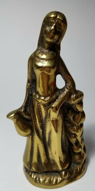 Brass Bronze Metal Lady Bell (ar)