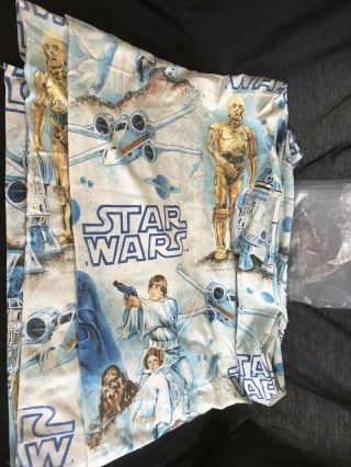 Vintage 1977 Star Wars Bedding Twin Bed Top Blanket Bedspread