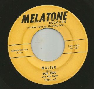 Breed R&b Rocker Instros - Bob Reed - Malibu - Hear - 1957 Melatone