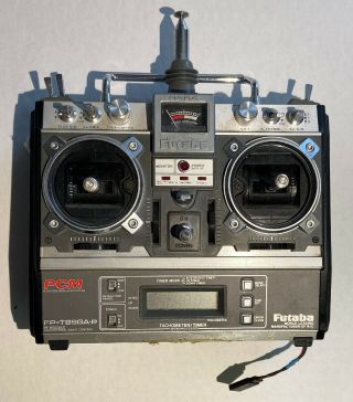 Futaba Fp - T8sga - P Transmitter Red Pcm Radio Rc Airplane Vintage