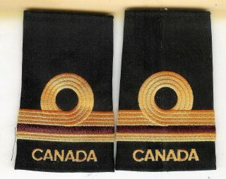 Pr Of Modern Royal Canadian Navy Sub - Lieutenant Medical Service Officer Slip - Ons