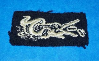 Cut - Edge Wool Ww2 U.  S.  Navy Amphibious Forces Cuff Striker Patch