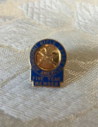 Nra National Rifle Association Of America 5 Year Member Pin.