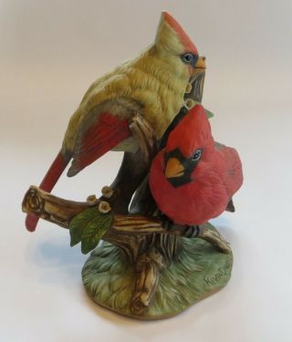 Knowles Limited Edition Kevin Daniel Porcelain Bisque Bird Figurine The Cardinal 2