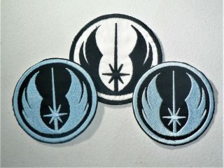 Star Wars Jedi Order Insignia Logo Embroidered Patch 3 Inch Sew Or Iron On