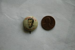 Vintage Quaker Puffed Wheat and Rice William Holden A Paramount Star Pin 2