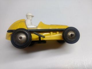 Marx Wind Up Open Wheel Racer Race Car 7 W Driver Hard Plastic Toy C1950