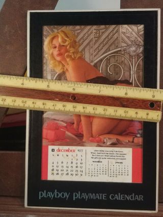 Vintage 1977 Playboy Playmate Desk Calendar