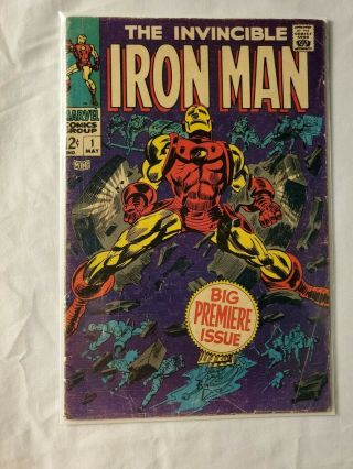 THE INVINCIBLE IRON MAN 1 FIRST ISSUE MAY 1968 2