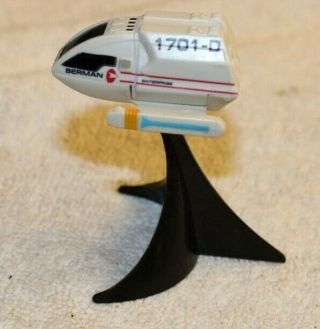 Vintage 1995 Star Trek Tng Enterprise Shuttlecraft Berman Mini Model By Applause