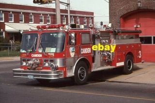 Camden Nj Engine 3 1986 Hahn Pumper - Fire Apparatus Slide